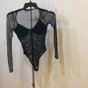 PrettyLittleThing longsleeve underwire bodysuit